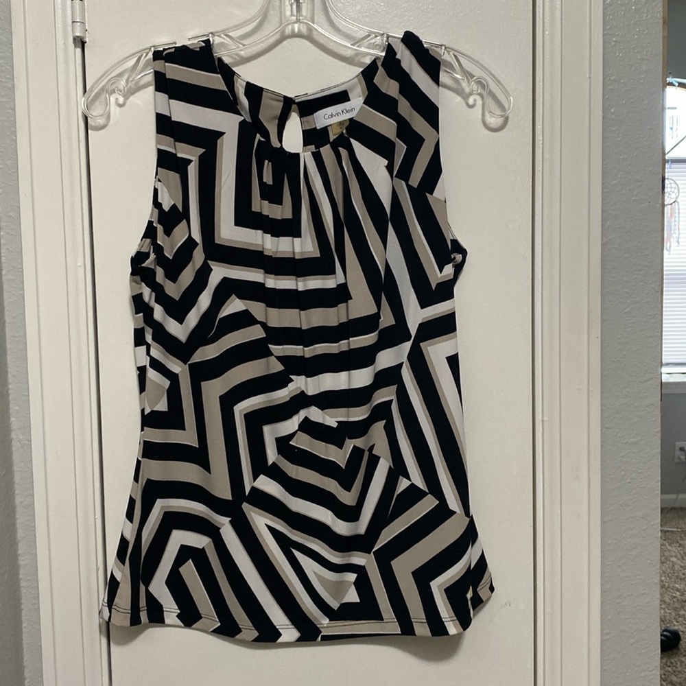 Calvin Klein sleeveless blouse medium